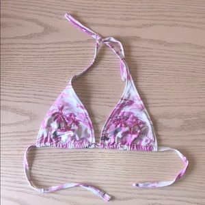 Rygy Palm Tree Bikini Top Women size L
